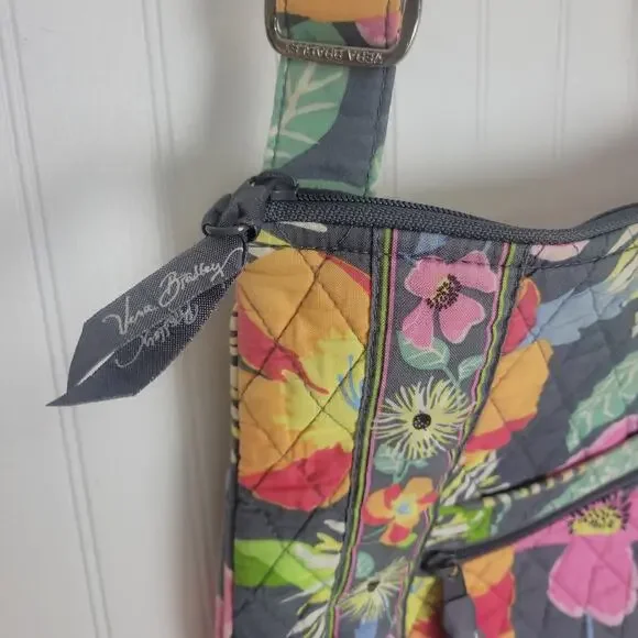 Vera Bradley Coastal Paradise Hipster Cross Body Purse - Picture 3 of 16